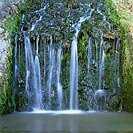 The garden waterfall
